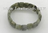 CGB3431 7.5 inches 12*15mm faceted rectangle labradorite bracelets