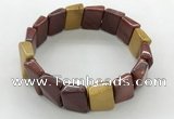 CGB3472 7.5 inches 12*17mm trapezoid mookaite bracelets