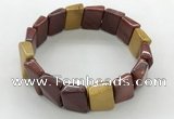 CGB3472 7.5 inches 12*17mm trapezoid mookaite bracelets