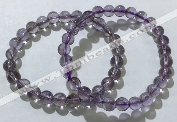 CGB4006 7.5 inches 8mm round ametrine beaded bracelets