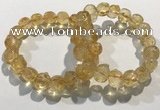 CGB4035 7.5 inches 10*14mm calabash citrine beaded bracelets wholesale