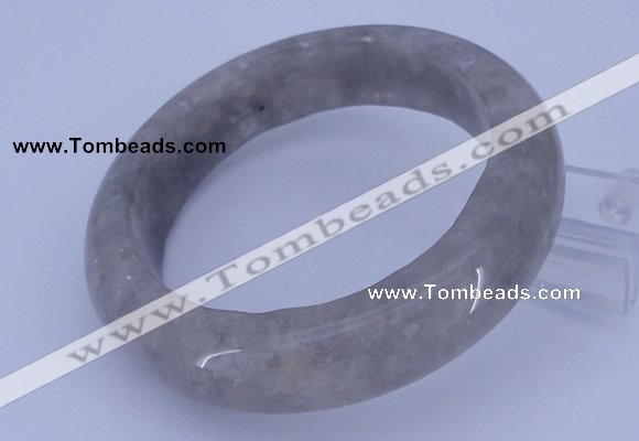 CGB474 Inner diameter 60mm fashion cloudy quartz bangle