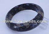 CGB477 Inner diameter 62mm fashion grey opal gemstone bangle