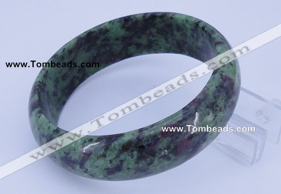 CGB481 Inner diameter 62mm fashion natural ruby zoisite gemstone bangle