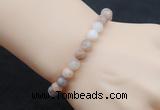 CGB5052 6mm, 8mm round sunstone beads stretchy bracelets