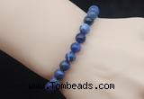 CGB5067 6mm, 8mm round sodalite beads stretchy bracelets