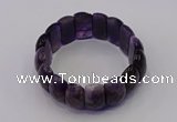 CGB667 7.5 inches 12*25mm amethyst gemstone bracelet