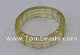 CGB671 7.5 inches 11*16mm lemon quartz bracelet wholesale