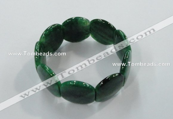 CGB704 8 inches 25*30mm agate gemstone bracelet wholesale