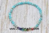 CGB7083 7 chakra 4mm sea sediment jasper beaded meditation yoga bracelets