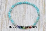 CGB7083 7 chakra 4mm sea sediment jasper beaded meditation yoga bracelets