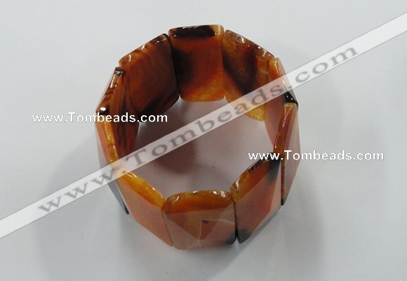 CGB709 8 inches 21*55mm agate gemstone bracelet wholesale