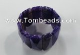 CGB710 8 inches 21*55mm agate gemstone bracelet wholesale