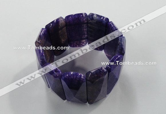 CGB710 8 inches 21*55mm agate gemstone bracelet wholesale