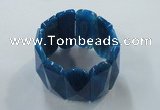 CGB711 8 inches 21*55mm agate gemstone bracelet wholesale