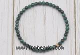 CGB7209 4mm tiny green tiger eye beaded meditation yoga bracelets
