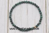 CGB7209 4mm tiny green tiger eye beaded meditation yoga bracelets