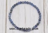 CGB7212 4mm tiny sodalite beaded meditation yoga bracelets