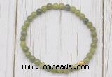 CGB7243 4mm tiny Canadian jade beaded meditation yoga bracelets