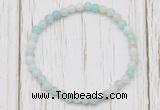 CGB7252 4mm tiny amazonite beaded meditation yoga bracelets