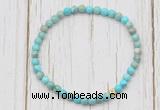 CGB7283 4mm tiny sea sediment jasper beaded meditation yoga bracelets