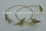 CGB765 20*22mm - 20*25mm shark teeth bangles wholesale