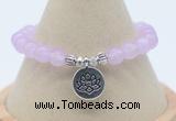 CGB7872 8mm candy jade bead with luckly charm bracelets wholesale