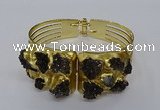 CGB846 30*68mm - 30*70mm druzy agate gemstone bangles wholesale