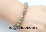 CGB9250 8mm, 10mm serpentine jasper & drum hematite power beads bracelets