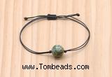 CGB9941 Fashion 12mm African turquoise adjustable bracelet jewelry