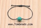 CGB9961 Fashion 12mm grass agate adjustable bracelet jewelry