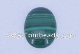 CGC12 2PCS 18*25mm oval natural malachite gemstone cabochons