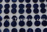 CGC124 16mm flat round druzy quartz cabochons wholesale