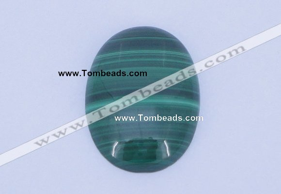 CGC14 30*40mm oval natural malachite gemstone cabochons wholesale