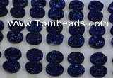 CGC191 15*20mm oval druzy quartz cabochons wholesale