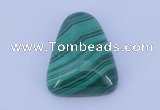 CGC40 20*25mm trapezoid natural malachite gemstone cabochons