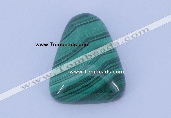 CGC40 20*25mm trapezoid natural malachite gemstone cabochons