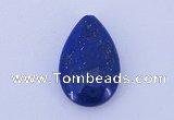 CGC46 14*22mm flat teardrop natural lapis lazuli gemstone cabochons