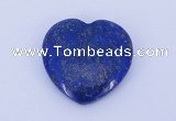 CGC49 25*25mm heart natural lapis lazuli gemstone cabochons