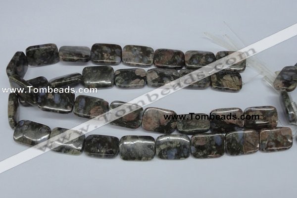 CGE03 15.5 inches 18*25mm rectangle glaucophane gemstone beads