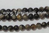 CGE101 15.5 inches 6mm round glaucophane gemstone beads