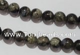 CGE102 15.5 inches 8mm round glaucophane gemstone beads