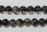 CGE103 15.5 inches 10mm round glaucophane gemstone beads