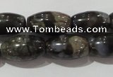 CGE115 15.5 inches 8*14mm rice glaucophane gemstone beads