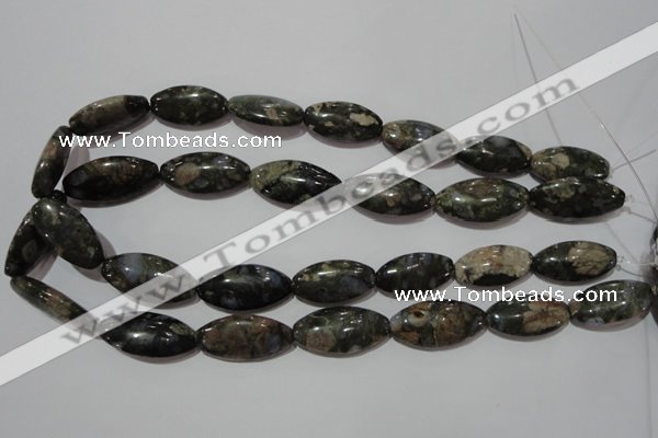 CGE148 15.5 inches 15*30mm marquise glaucophane gemstone beads