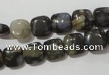 CGE151 15.5 inches 10*10mm square glaucophane gemstone beads