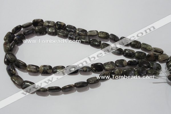 CGE158 15.5 inches 10*14mm rectangle glaucophane gemstone beads