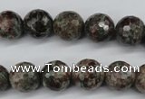 CGG04 15.5 inches 12mm faceted round ghost gemstone beads wholesale