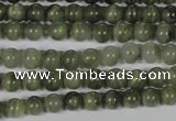 CGH02 15.5 inches 6mm round green hair stone beads wholesale