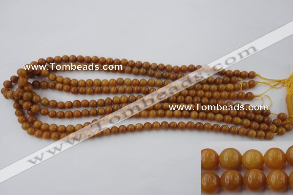 CGJ301 15.5 inches 6mm round goldstone jade beads wholesale